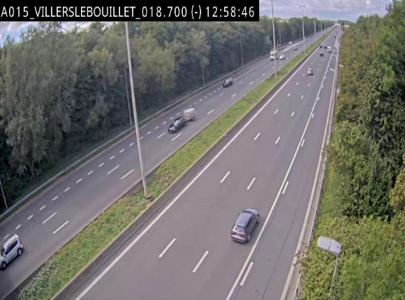 <h2>Webcam autoroute Belgique - Villers-le-Bouillet - E42 direction Liège - BK 18.7</h2>