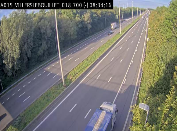<h2>Webcam autoroute Belgique - Villers-le-Bouillet - E42 direction Liège - BK 18.7</h2>