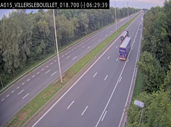 <h2>Webcam autoroute Belgique - Villers-le-Bouillet - E42 direction Liège - BK 18.7</h2>