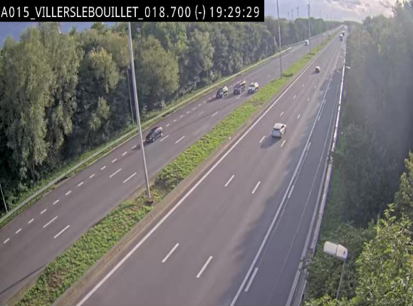 <h2>Webcam autoroute Belgique - Villers-le-Bouillet - E42 direction Liège - BK 18.7</h2>