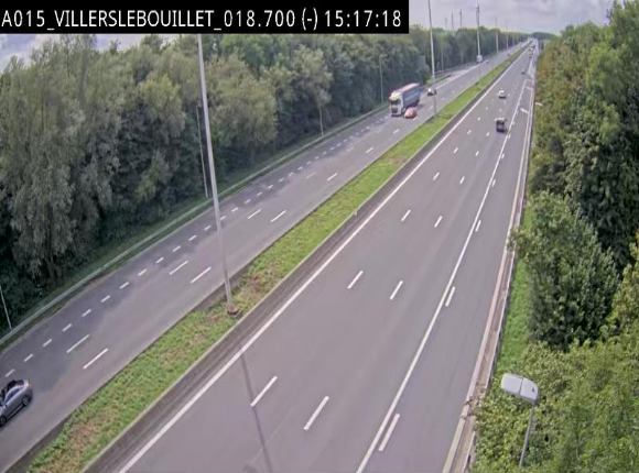 <h2>Webcam autoroute Belgique - Villers-le-Bouillet - E42 direction Liège - BK 18.7</h2>