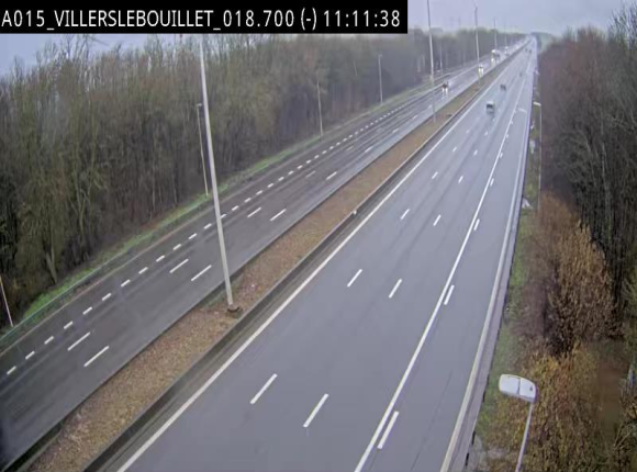 <h2>Webcam autoroute Belgique - Villers-le-Bouillet - E42 direction Liège - BK 18.7</h2>