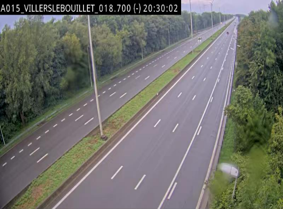 <h2>Webcam autoroute Belgique - Villers-le-Bouillet - E42 direction Liège - BK 18.7</h2>