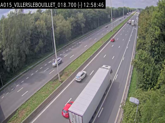 <h2>Webcam autoroute Belgique - Villers-le-Bouillet - E42 direction Liège - BK 18.7</h2>