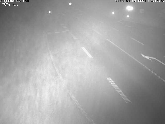 Webcam sur la RD164 à Tilleux. Vue orientée vers Neufchâteau