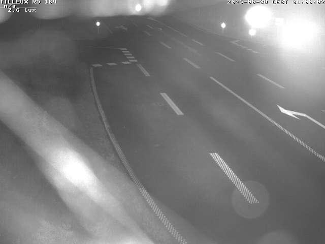 Webcam sur la RD164 à Tilleux. Vue orientée vers Neufchâteau