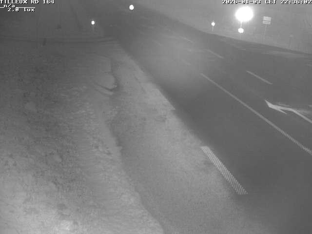 Webcam sur la RD164 à Tilleux. Vue orientée vers Neufchâteau