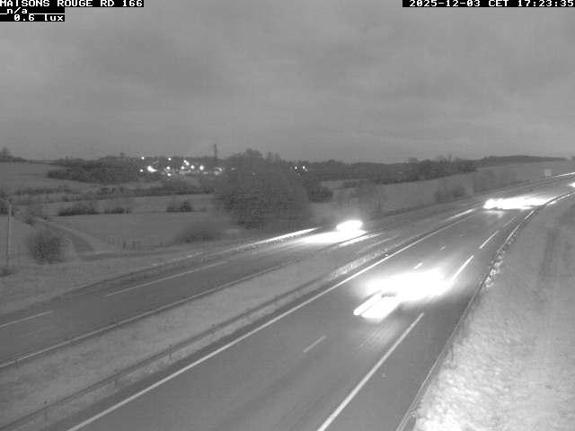 <h2>Webcam à Maisons Rouges dans les Vosges sur la D166 à 353 mètres d'altitude</h2>