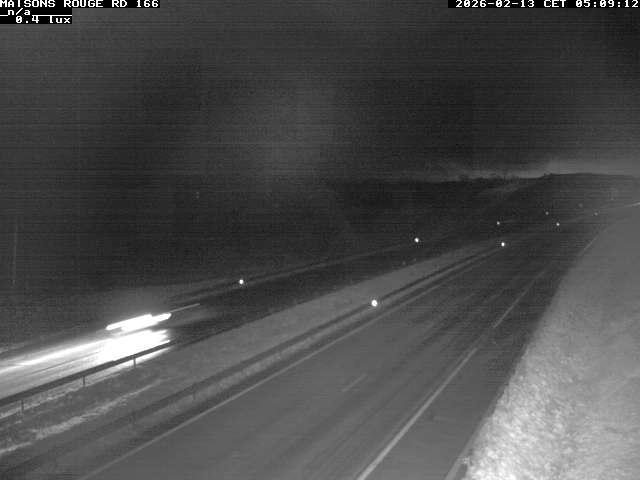 Webcam à Maisons Rouges dans les Vosges sur la D166 à 353 mètres d'altitude
