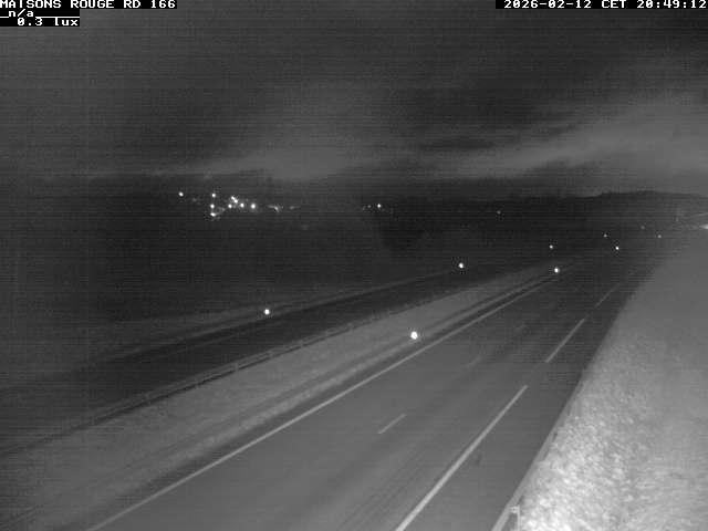 Webcam à Maisons Rouges dans les Vosges sur la D166 à 353 mètres d'altitude