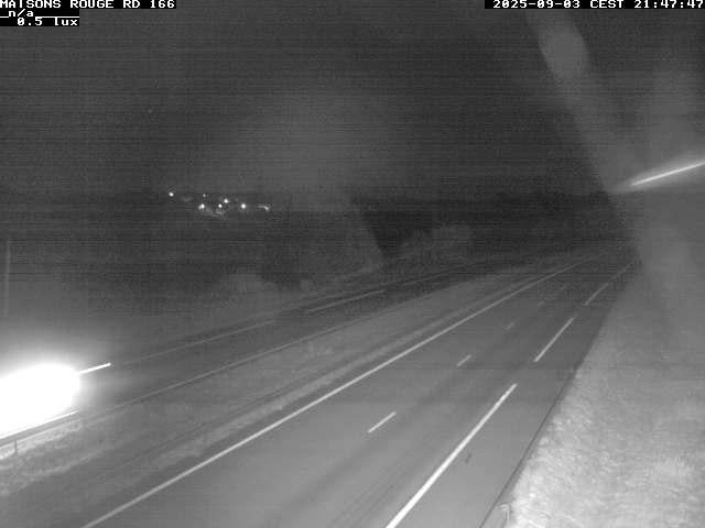 Webcam à Maisons Rouges dans les Vosges sur la D166 à 353 mètres d'altitude
