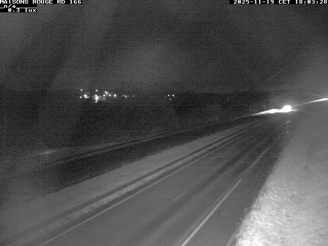 Webcam à Maisons Rouges dans les Vosges sur la D166 à 353 mètres d'altitude