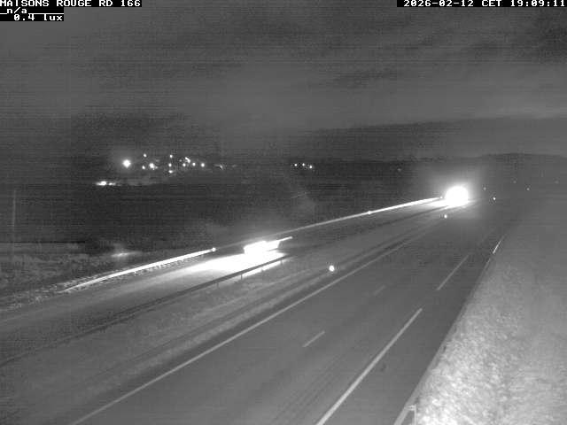 Webcam à Maisons Rouges dans les Vosges sur la D166 à 353 mètres d'altitude