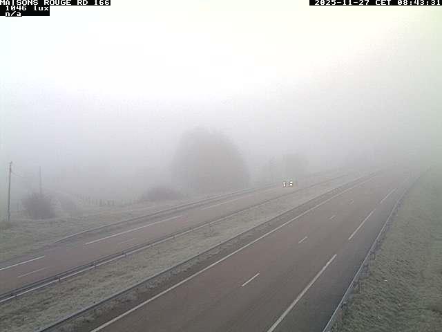 Webcam à Maisons Rouges dans les Vosges sur la D166 à 353 mètres d'altitude