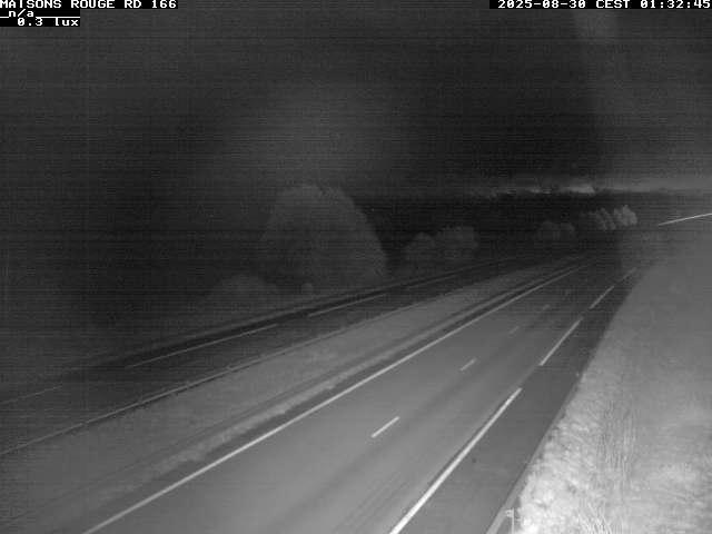 <h2>Webcam à Maisons Rouges dans les Vosges sur la D166 à 353 mètres d'altitude</h2>