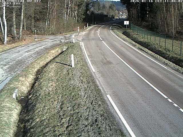 <h2>Webcam dans les Vosges dans la commune du Syndicat sur la D417 sur la route de Gerardmer</h2>