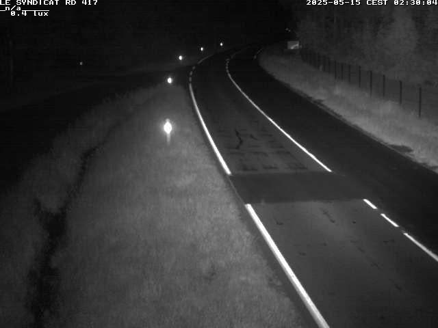 Webcam dans les Vosges dans la commune du Syndicat sur la D417 sur la route de Gerardmer