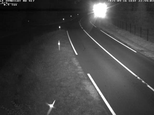 Webcam dans les Vosges dans la commune du Syndicat sur la D417 sur la route de Gerardmer