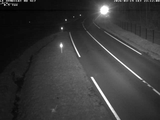 Webcam dans les Vosges dans la commune du Syndicat sur la D417 sur la route de Gerardmer