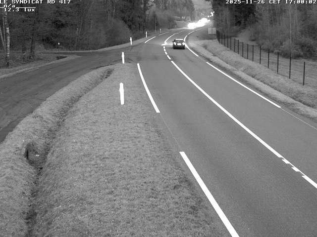 <h2>Webcam dans les Vosges dans la commune du Syndicat sur la D417 sur la route de Gerardmer</h2>