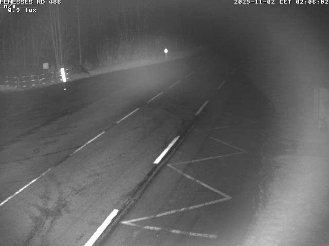 Webcam en haut du col des Fenesses, aussi appelé col du Ménil sur la D486 à 593 mètres d'altitude dans les Vosges