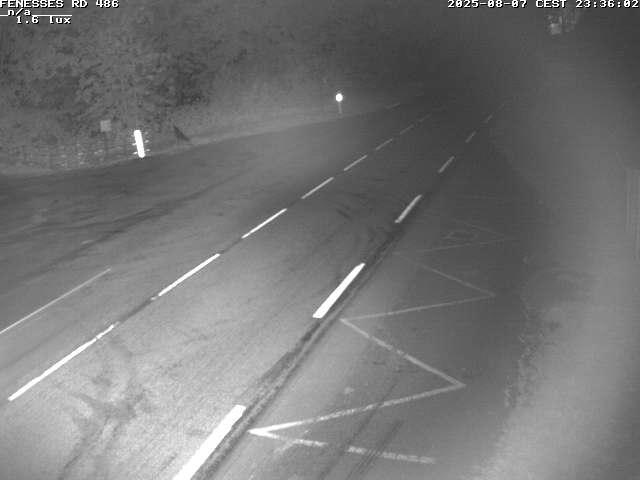 Webcam en haut du col des Fenesses, aussi appelé col du Ménil sur la D486 à 593 mètres d'altitude dans les Vosges