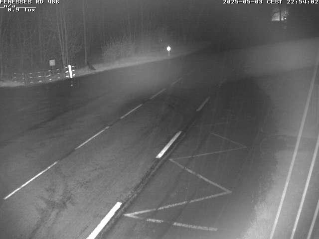 Webcam en haut du col des Fenesses, aussi appelé col du Ménil sur la D486 à 593 mètres d'altitude dans les Vosges