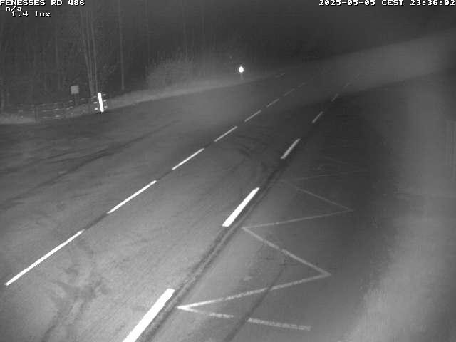 Webcam en haut du col des Fenesses, aussi appelé col du Ménil sur la D486 à 593 mètres d'altitude dans les Vosges