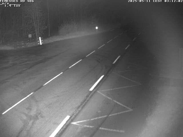 Webcam en haut du col des Fenesses, aussi appelé col du Ménil sur la D486 à 593 mètres d'altitude dans les Vosges