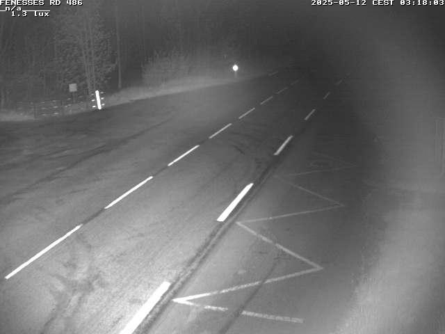 Webcam en haut du col des Fenesses, aussi appelé col du Ménil sur la D486 à 593 mètres d'altitude dans les Vosges