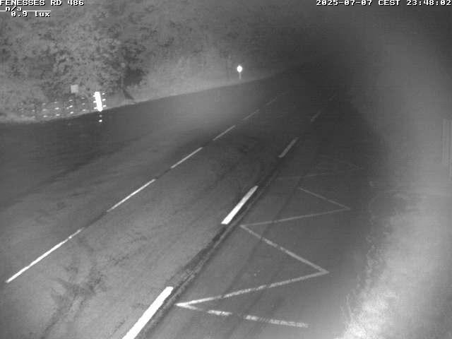 Webcam en haut du col des Fenesses, aussi appelé col du Ménil sur la D486 à 593 mètres d'altitude dans les Vosges