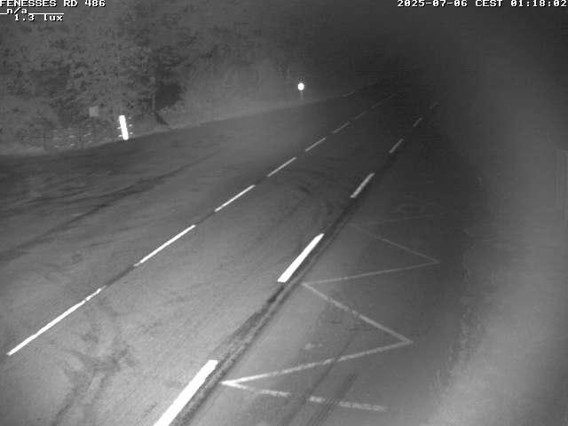 Webcam en haut du col des Fenesses, aussi appelé col du Ménil sur la D486 à 593 mètres d'altitude dans les Vosges