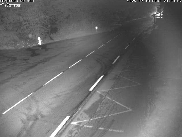 Webcam en haut du col des Fenesses, aussi appelé col du Ménil sur la D486 à 593 mètres d'altitude dans les Vosges