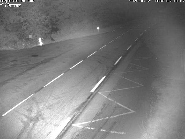 Webcam en haut du col des Fenesses, aussi appelé col du Ménil sur la D486 à 593 mètres d'altitude dans les Vosges