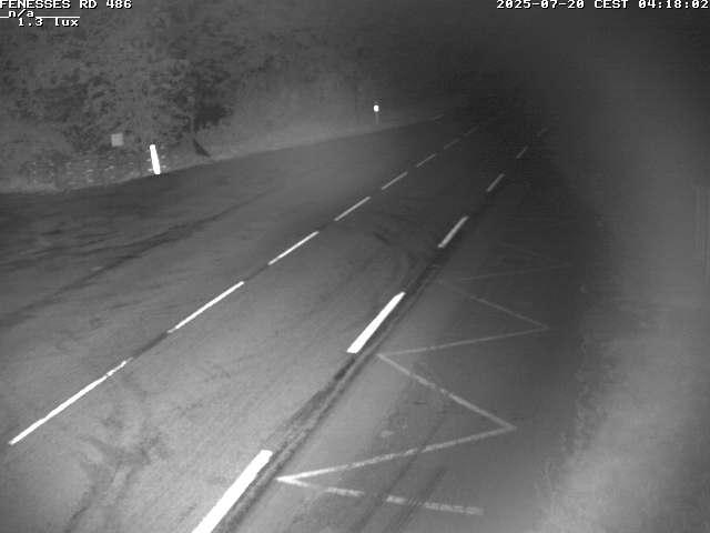 Webcam en haut du col des Fenesses, aussi appelé col du Ménil sur la D486 à 593 mètres d'altitude dans les Vosges