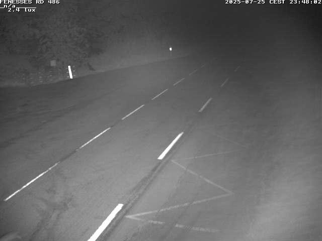 Webcam en haut du col des Fenesses, aussi appelé col du Ménil sur la D486 à 593 mètres d'altitude dans les Vosges