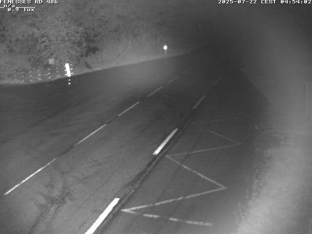 Webcam en haut du col des Fenesses, aussi appelé col du Ménil sur la D486 à 593 mètres d'altitude dans les Vosges