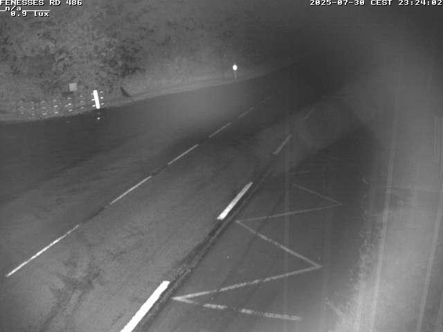 Webcam en haut du col des Fenesses, aussi appelé col du Ménil sur la D486 à 593 mètres d'altitude dans les Vosges