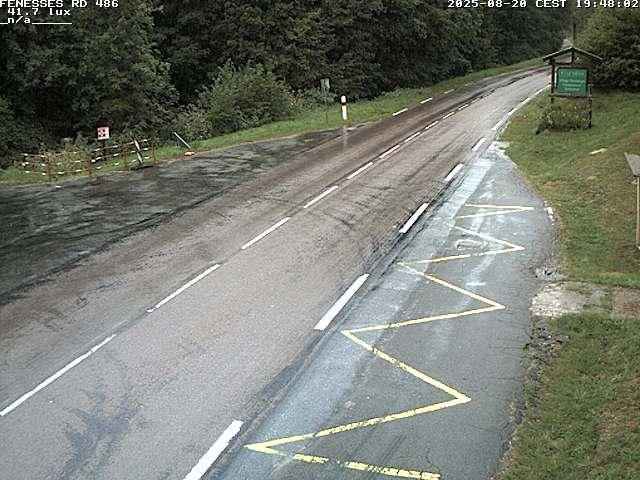 <h2>Webcam en haut du col des Fenesses, aussi appelé col du Ménil sur la D486 à 593 mètres d'altitude dans les Vosges</h2>