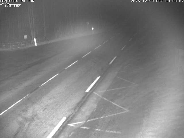 Webcam en haut du col des Fenesses, aussi appelé col du Ménil sur la D486 à 593 mètres d'altitude dans les Vosges