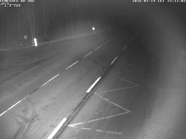Webcam en haut du col des Fenesses, aussi appelé col du Ménil sur la D486 à 593 mètres d'altitude dans les Vosges