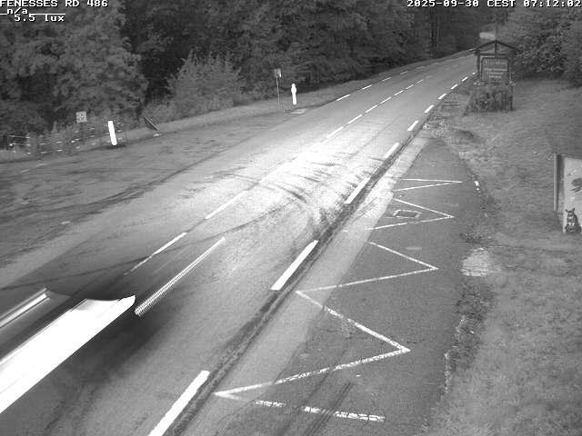 Webcam en haut du col des Fenesses, aussi appelé col du Ménil sur la D486 à 593 mètres d'altitude dans les Vosges