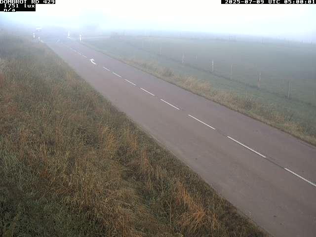 Webcam à Dombrot-le-Sec dans le département des Vosges sur la D429 à 407 mètres d'altitude