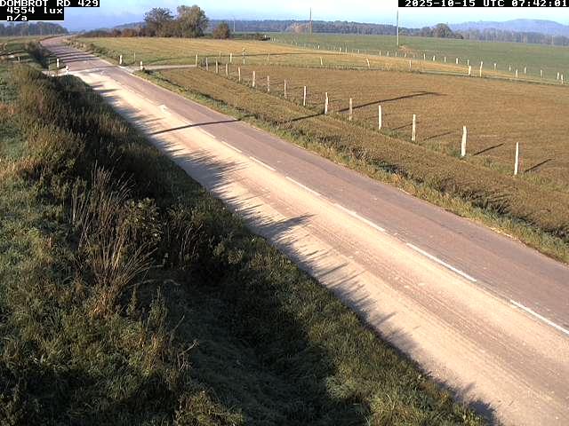 <h2>Webcam à Dombrot-le-Sec dans le département des Vosges sur la D429 à 407 mètres d'altitude</h2>