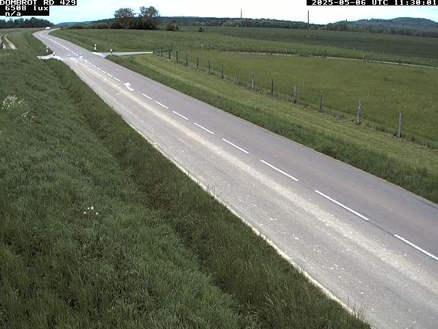 Webcam à Dombrot-le-Sec dans le département des Vosges sur la D429 à 407 mètres d'altitude
