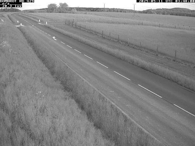 Webcam à Dombrot-le-Sec dans le département des Vosges sur la D429 à 407 mètres d'altitude
