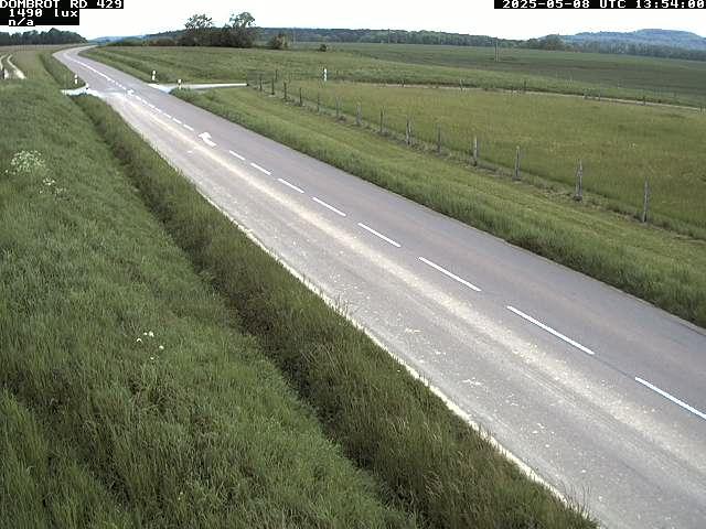 Webcam à Dombrot-le-Sec dans le département des Vosges sur la D429 à 407 mètres d'altitude