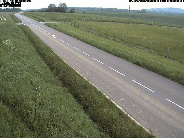 Webcam à Dombrot-le-Sec dans le département des Vosges sur la D429 à 407 mètres d'altitude