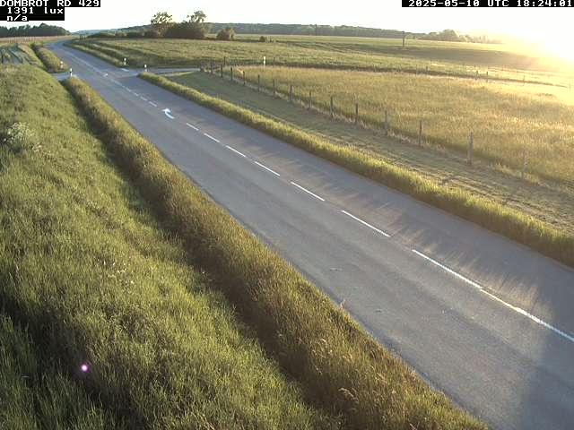 Webcam à Dombrot-le-Sec dans le département des Vosges sur la D429 à 407 mètres d'altitude
