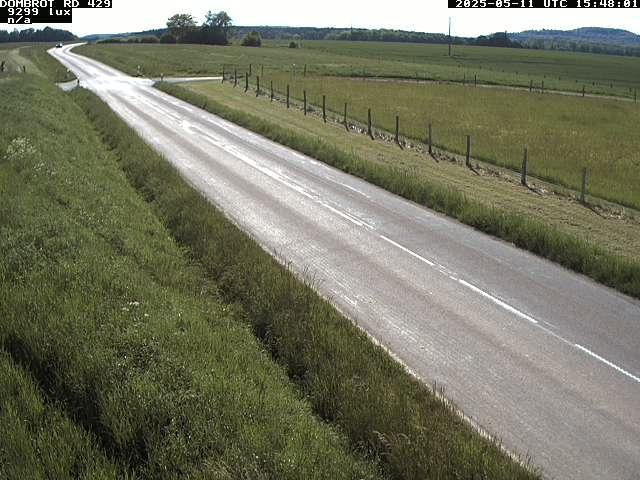Webcam à Dombrot-le-Sec dans le département des Vosges sur la D429 à 407 mètres d'altitude